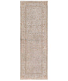 Hand Knotted Fine Serenity Wool Rug - 3'0'' x 8'4'' 3' 0" X 8' 4" ( 91 X 254 ) / Beige / Taupe