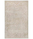 Hand Knotted Serenity Wool Rug - 3'2'' x 5'0'' 3' 2" X 5' 0" ( 97 X 152 ) / Ivory / Taupe