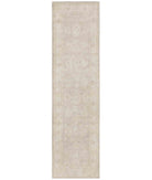 Hand Knotted Serenity Wool Rug - 2'7'' x 9'3'' 2' 7" X 9' 3" ( 79 X 282 ) / Ivory / Taupe