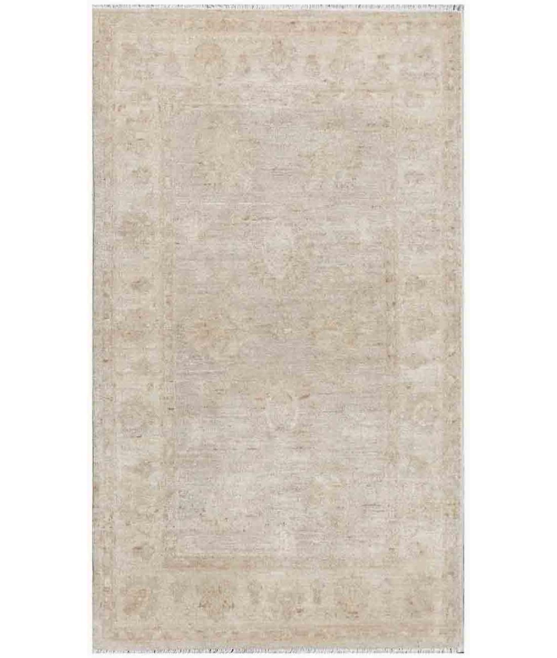 Hand Knotted Serenity Wool Rug - 2'7'' x 4'4'' 2' 7" X 4' 4" ( 79 X 132 ) / Grey / Ivory