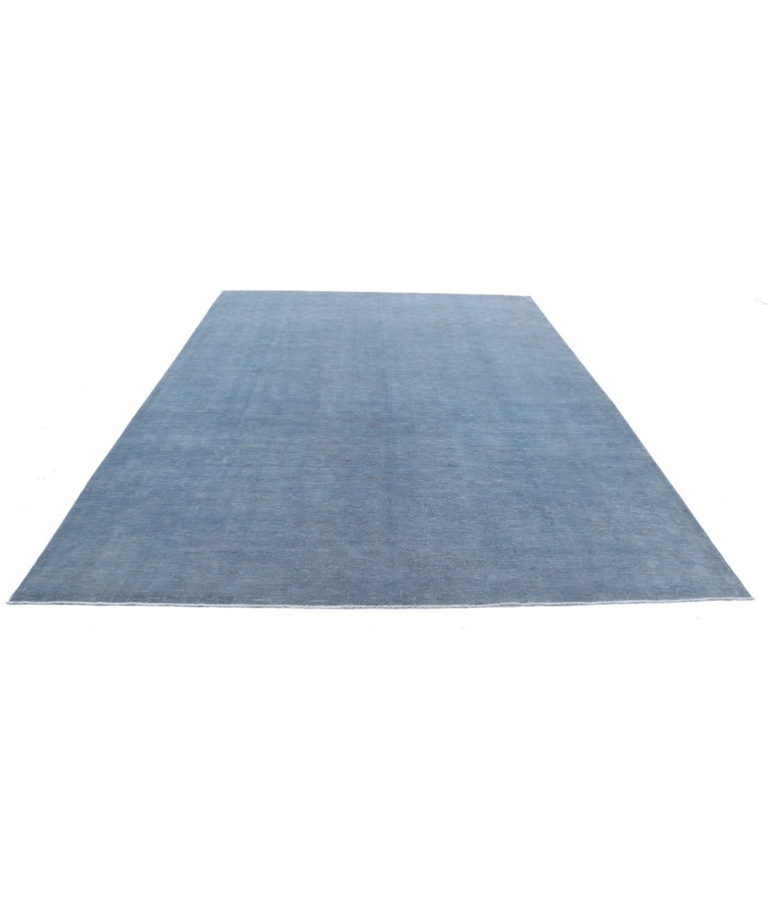 Overdye 8'11'' X 11'5'' Hand-Knotted Wool Rug 8'11'' x 11'5'' (268 X 343) / Grey / N/A
