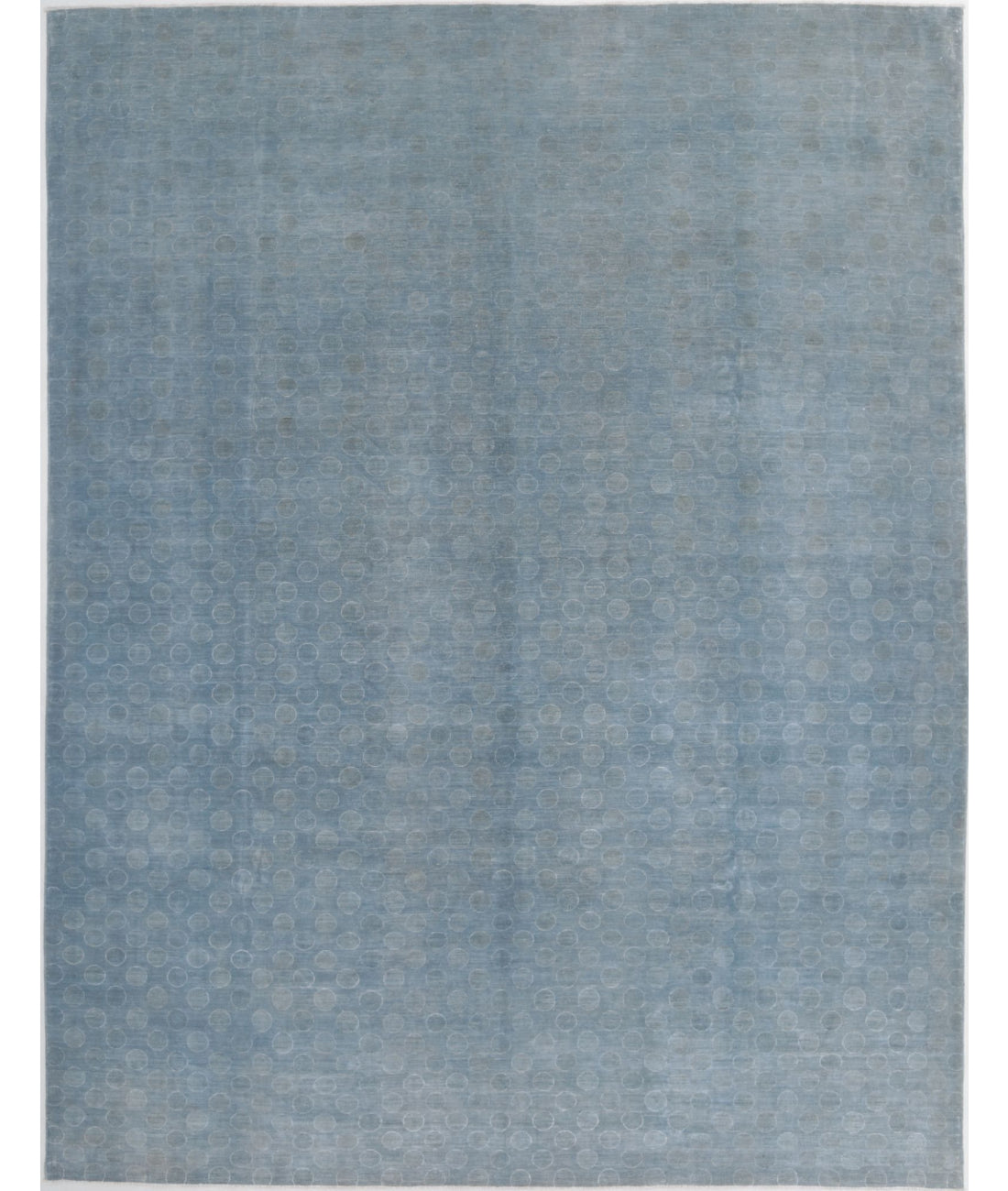 Overdye 8'11'' X 11'5'' Hand-Knotted Wool Rug 8'11'' x 11'5'' (268 X 343) / Grey / N/A
