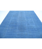 Overdye 8'10'' X 12'1'' Hand-Knotted Wool Rug 8'10'' x 12'1'' (265 X 363) / Blue / Blue