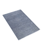 Overdye 2'1'' X 3'3'' Hand-Knotted Wool Rug 2'1'' x 3'3'' (63 X 98) / Grey / Grey