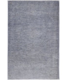 Overdye 2'1'' X 3'3'' Hand-Knotted Wool Rug 2'1'' x 3'3'' (63 X 98) / Grey / Grey