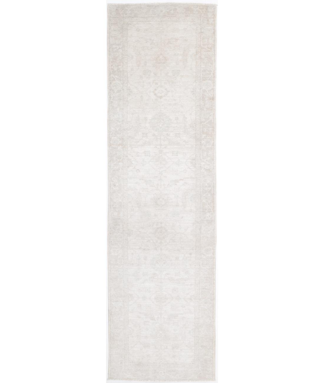 Hand Knotted Ziegler Farhan Wool Rug - 2'8'' x 9'8'' 2' 8" X 9' 8" ( 81 X 295 ) / Beige / Beige