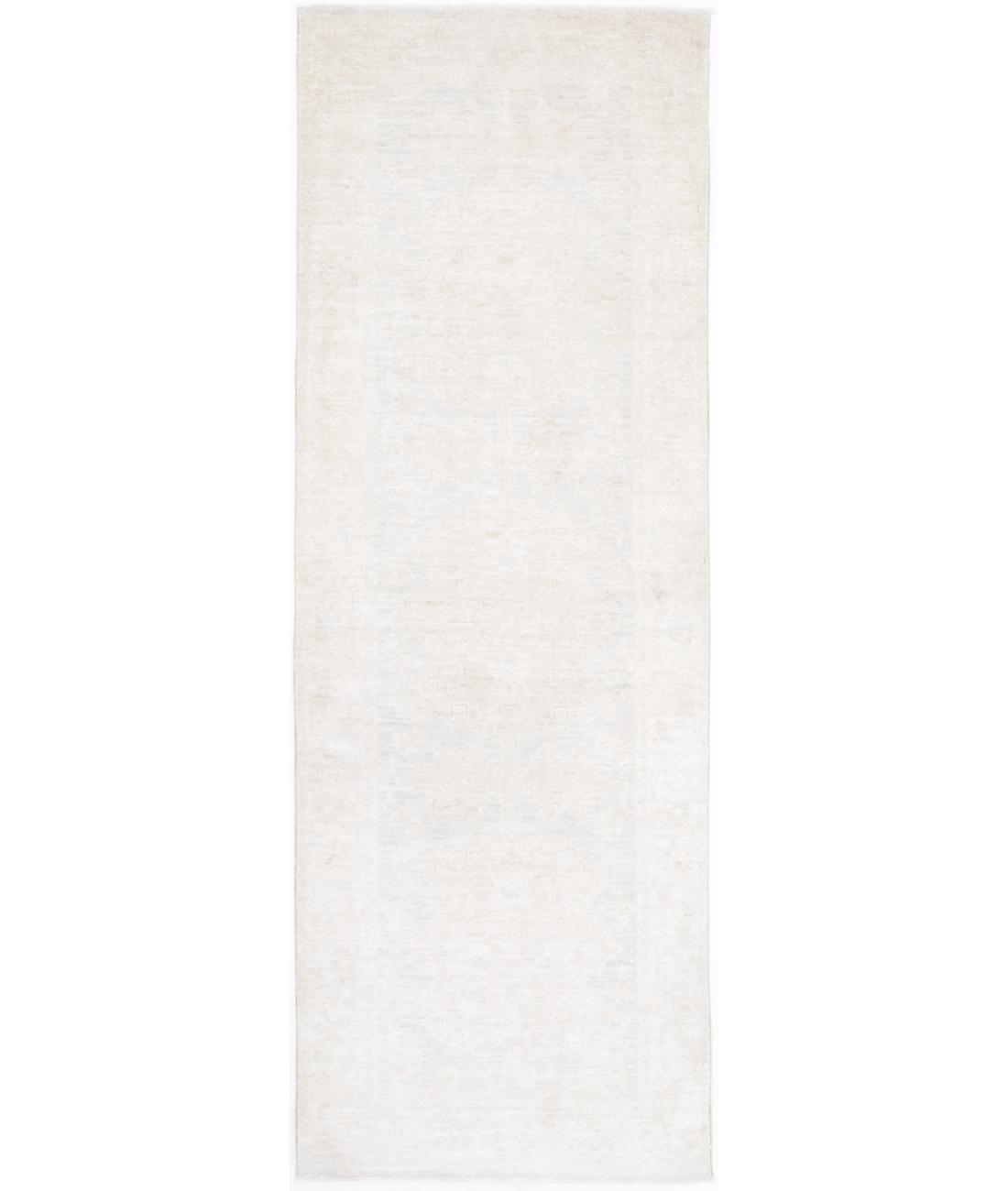 Hand Knotted Ziegler Farhan Wool Rug - 2'6'' x 7'6'' 2' 6" X 7' 6" ( 76 X 229 ) / Beige / Beige