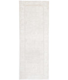 Hand Knotted Ziegler Farhan Wool Rug - 2'7'' x 7'4'' 2' 7" X 7' 4" ( 79 X 224 ) / Rust / Ivory