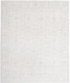 Hand Knotted Fine Serenity Wool Rug - 8'0'' x 9'7'' 8' 0" X 9' 7" ( 244 X 292 ) / Ivory / Taupe