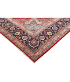 Kerman 10'11'' X 16'6'' Hand-Knotted Wool Rug 10'11'' x 16'6'' (328 X 495) / Red / Blue