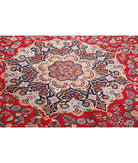 Kerman 10'11'' X 16'6'' Hand-Knotted Wool Rug 10'11'' x 16'6'' (328 X 495) / Red / Blue