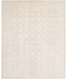 Hand Knotted Khotan Wool Rug - 8'11'' x 11'4'' 8' 11" X 11' 4" ( 272 X 345 ) / Rust / Ivory