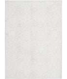 Hand Knotted Artemix Wool Rug - 8'11'' x 12'5'' 8' 11" X 12' 5" ( 272 X 378 ) / Blue / Ivory