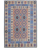 Hand Woven Kafkas Kilim Wool Kilim Rug - 6'0'' x 8'10'' 6' 0" X 8' 10" ( 183 X 269 ) / Multi / Multi