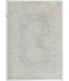 Hand Knotted Serenity Wool Rug - 2'3'' x 3'1'' 2' 3" X 3' 1" ( 69 X 94 ) / Green / Ivory