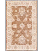 Hand Knotted Serenity Wool Rug - 2'7'' x 4'1'' 2' 7" X 4' 1" ( 79 X 124 ) / Taupe / Ivory