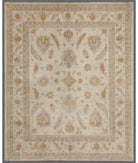 Hand Knotted Ziegler Farhan Wool Rug - 6'7'' x 7'11'' 6' 7" X 7' 11" ( 201 X 241 ) / Ivory / Ivory