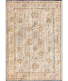 Hand Knotted Ziegler Farhan Wool Rug - 8'3'' x 11'7'' 8' 3" X 11' 7" ( 251 X 353 ) / Ivory / Ivory