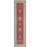 Hand Knotted Ziegler Sultanabad Wool Rug - 2'5'' x 9'8'' 2' 5" X 9' 8" ( 74 X 295 ) / Red / Ivory