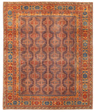 Hand Knotted Nomadic Caucasian Humna Wool Rug - 8'5'' x 10'4'' 8' 5" X 10' 4" ( 257 X 315 ) / Taupe / Gold