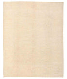 Hand Knotted Oushak Wool Rug - 9'0'' x 11'3'' 9' 0" X 11' 3" ( 274 X 343 ) / Ivory / Grey