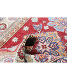 Kazak 3'10'' X 6'0'' Hand-Knotted Wool Rug 3'10'' x 6'0'' (115 X 180) / Red / Ivory