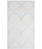 Artemix 6'5'' X 11'11'' Hand-Knotted Wool Rug 6'5'' x 11'11'' (193 X 358) / Ivory / Blue