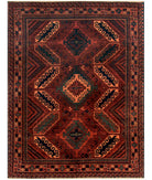 Hand Knotted Nomadic Caucasian Humna Wool Rug - 8'3'' x 10'7'' 8' 3" X 10' 7" ( 251 X 323 ) / Brown / N/A