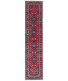 Hand Knotted Persian Kashan Wool Rug - 2'2'' x 10'3'' 2' 2" X 10' 3" ( 66 X 312 ) / Red / Black