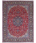 Hand Knotted Persian Najafabad Wool Rug - 9'7'' x 12'10'' 9' 7" X 12' 10" ( 292 X 391 ) / Red / Blue