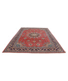 Tabriz 8'11'' X 12'4'' Hand-Knotted Wool Rug 8'11'' x 12'4'' (268 X 370) / Red / Blue