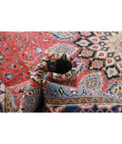 Tabriz 8'11'' X 12'4'' Hand-Knotted Wool Rug 8'11'' x 12'4'' (268 X 370) / Red / Blue