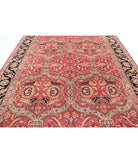 Agra 9'5'' X 12'5'' Hand-Knotted Wool Rug 9'5'' x 12'5'' (75 X 580) / Red / Black