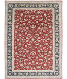 Heritage 9'9'' X 13'9'' Hand-Knotted Wool Rug 9'9'' x 13'9'' (293 X 413) / Red / Blue