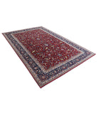 Tabriz 6'7'' X 9'11'' Hand-Knotted Wool Rug 6'7'' x 9'11'' (198 X 298) / Red / Blue