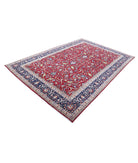 Tabriz 6'7'' X 9'11'' Hand-Knotted Wool Rug 6'7'' x 9'11'' (198 X 298) / Red / Blue