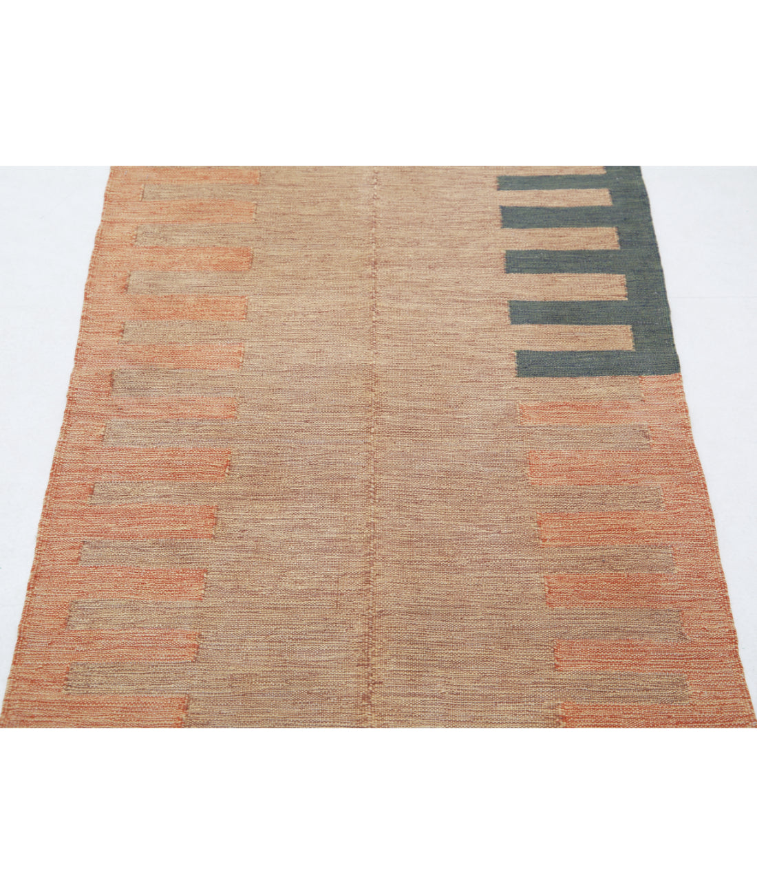 Kafkas-Kilim 2'7'' X 4'1'' Hand-Knotted Wool Kilim 2'7'' x 4'1'' (78 X 123) / Brown / Taupe