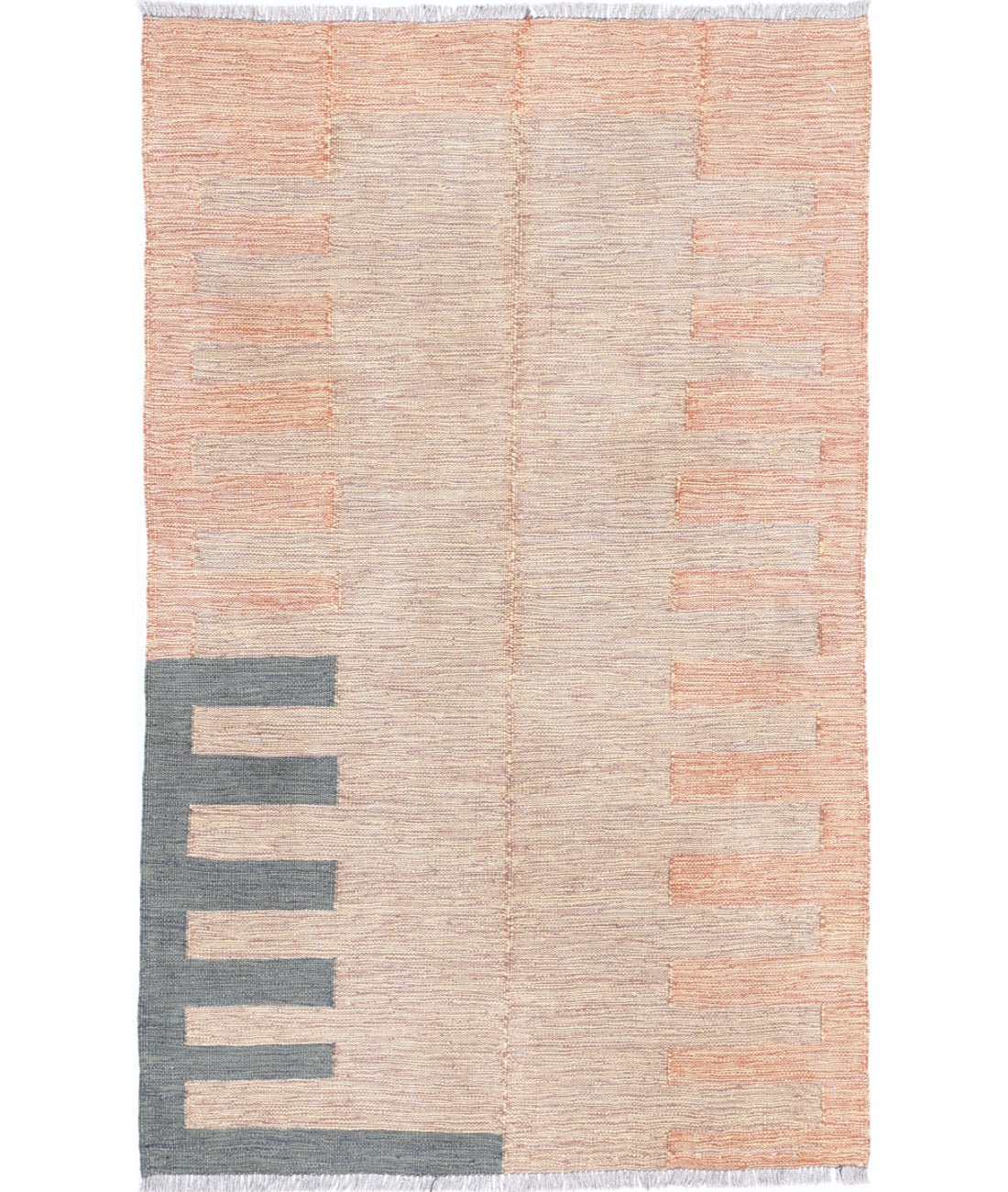 Kafkas-Kilim 2'7'' X 4'1'' Hand-Knotted Wool Kilim 2'7'' x 4'1'' (78 X 123) / Brown / Taupe