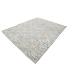 Artemix 7'9'' X 9'7'' Hand-Knotted Wool Rug 7'9'' x 9'7'' (233 X 288) / Blue / Ivory