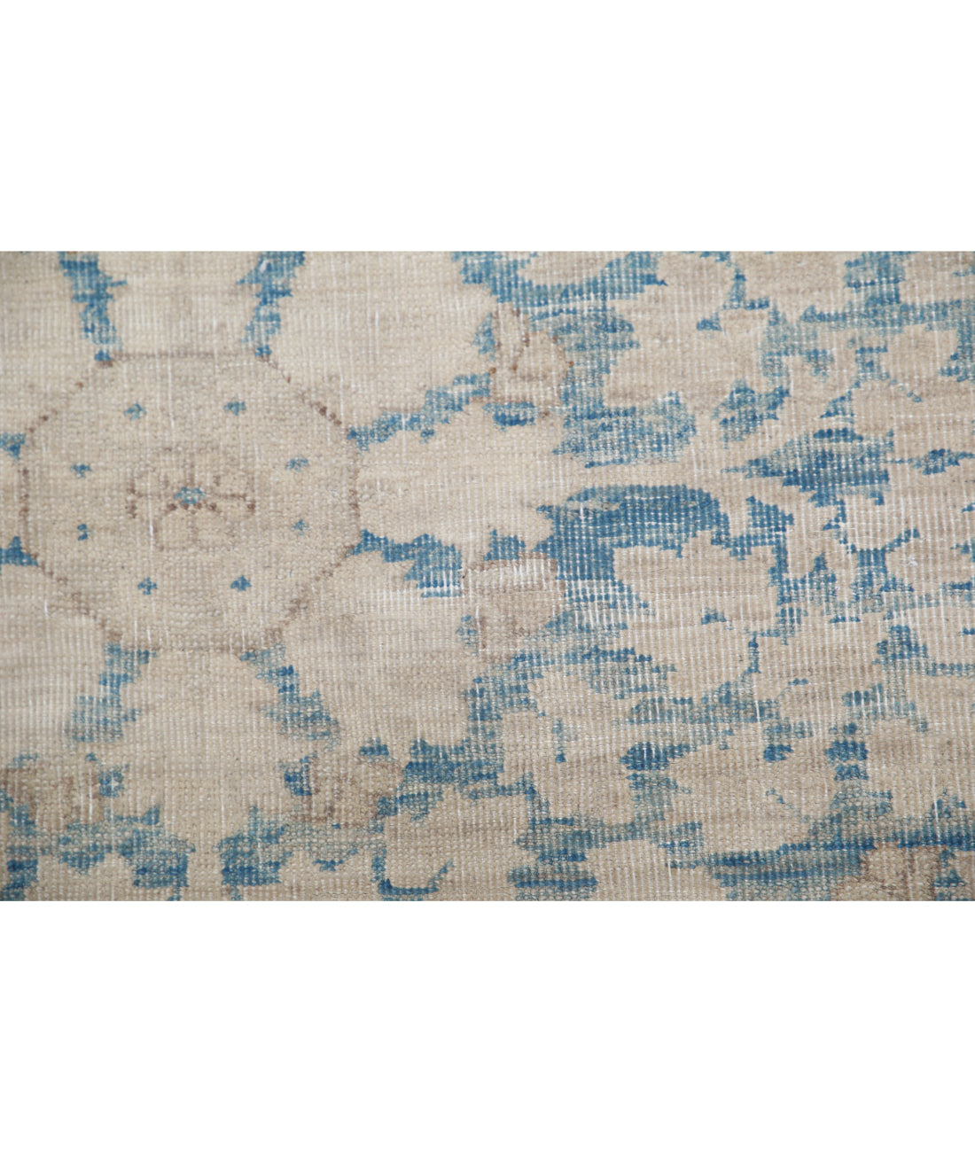 Artemix 7'9'' X 9'7'' Hand-Knotted Wool Rug 7'9'' x 9'7'' (233 X 288) / Blue / Ivory