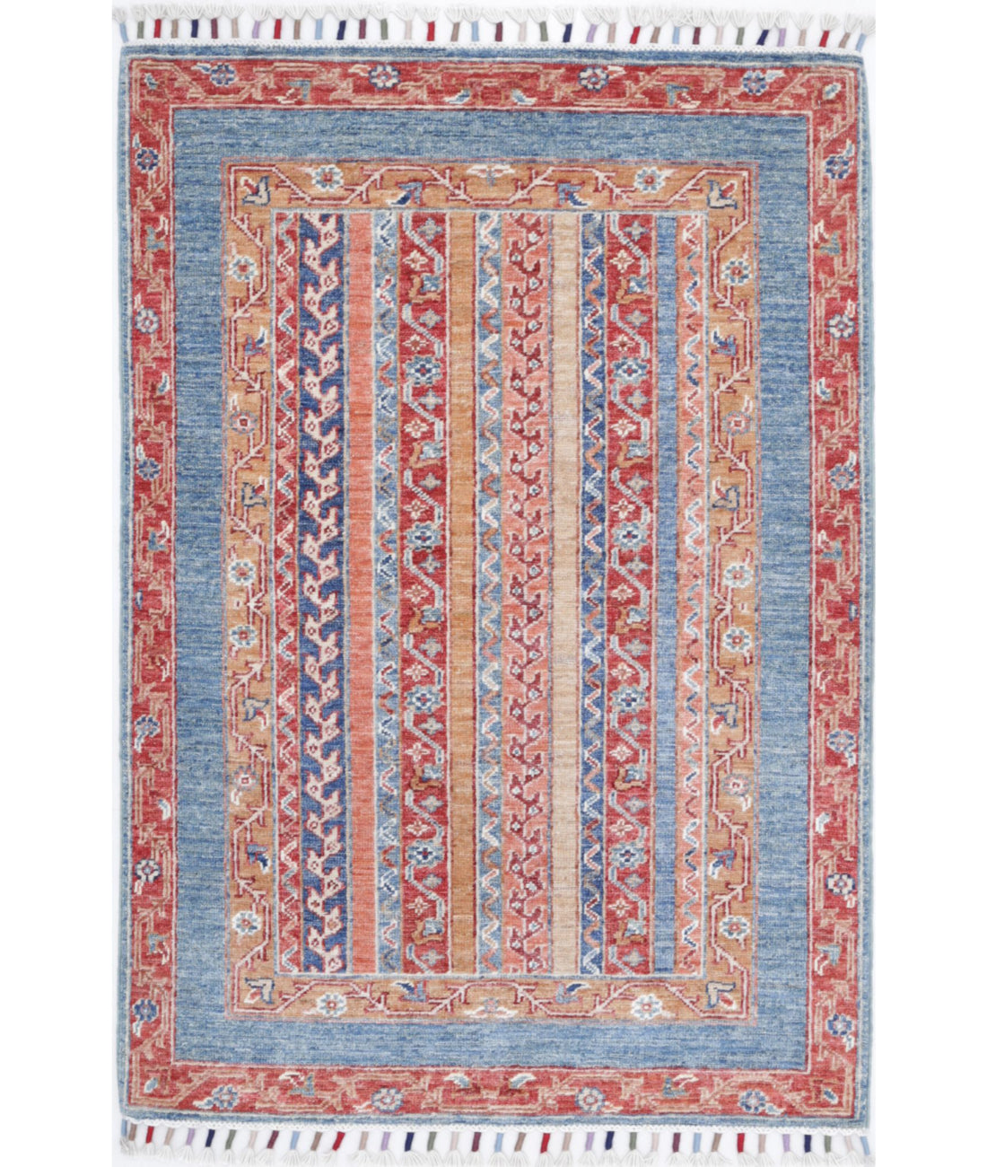 Shaal 2'8'' X 3'11'' Hand-Knotted Wool Rug 2'8'' x 3'11'' (80 X 118) / Multi / Multi