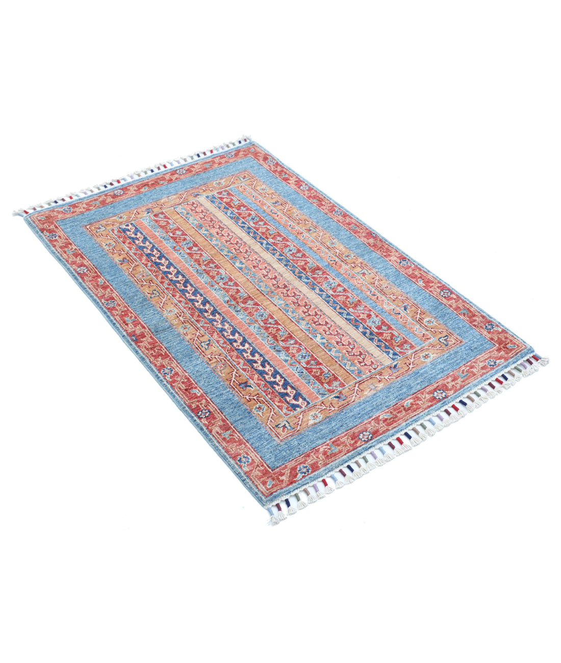 Shaal 2'8'' X 3'11'' Hand-Knotted Wool Rug 2'8'' x 3'11'' (80 X 118) / Multi / Multi