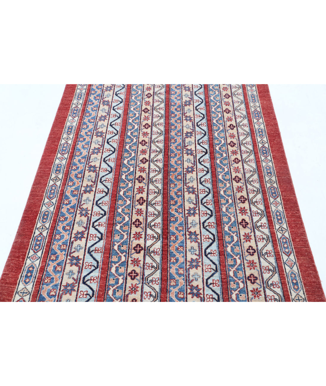 Shaal 3'10'' X 6'0'' Hand-Knotted Wool Rug 3'10'' x 6'0'' (115 X 180) / Multi / Multi