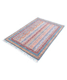 Shaal 3'9'' X 5'11'' Hand-Knotted Wool Rug 3'9'' x 5'11'' (113 X 178) / Multi / Multi