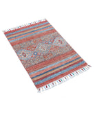 Khurjeen 2'2'' X 2'11'' Hand-Knotted Wool Rug 2'2'' x 2'11'' (65 X 88) / Multi / Multi