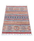 Khurjeen 2'0'' X 3'0'' Hand-Knotted Wool Rug 2'0'' x 3'0'' (60 X 90) / Multi / Multi