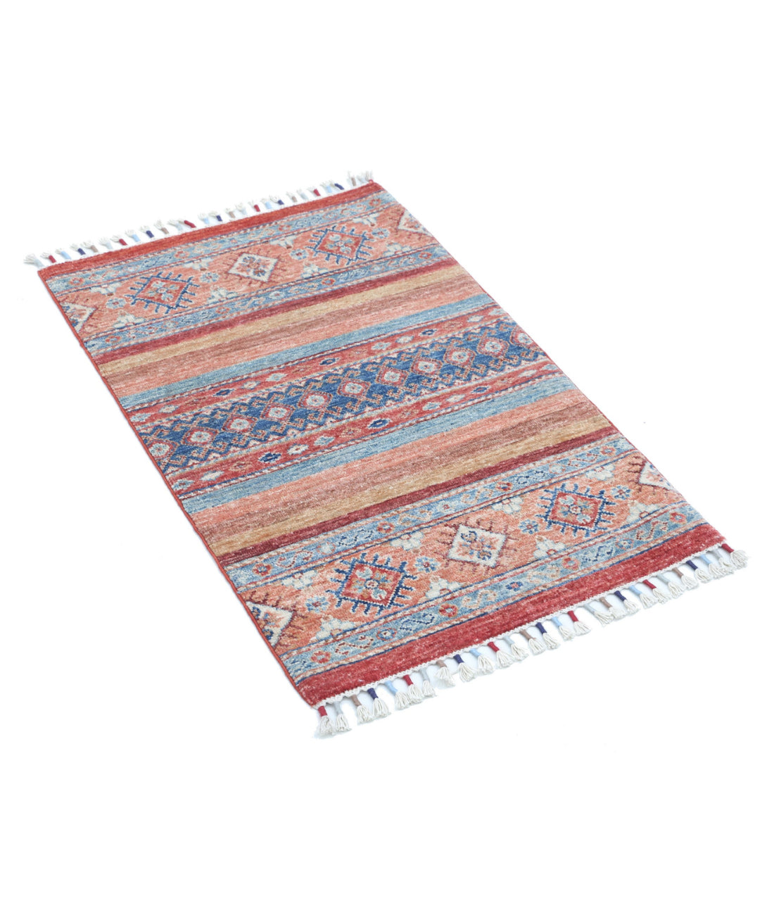 Khurjeen 1'11'' X 3'0'' Hand-Knotted Wool Rug 1'11'' x 3'0'' (58 X 90) / Multi / Multi