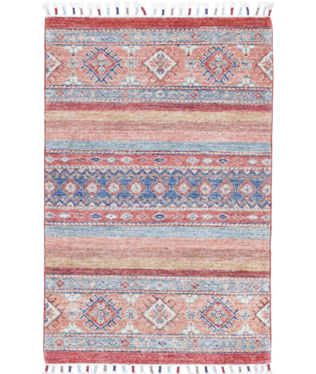 Khurjeen 1'11'' X 3'0'' Hand-Knotted Wool Rug 1'11'' x 3'0'' (58 X 90) / Multi / Multi