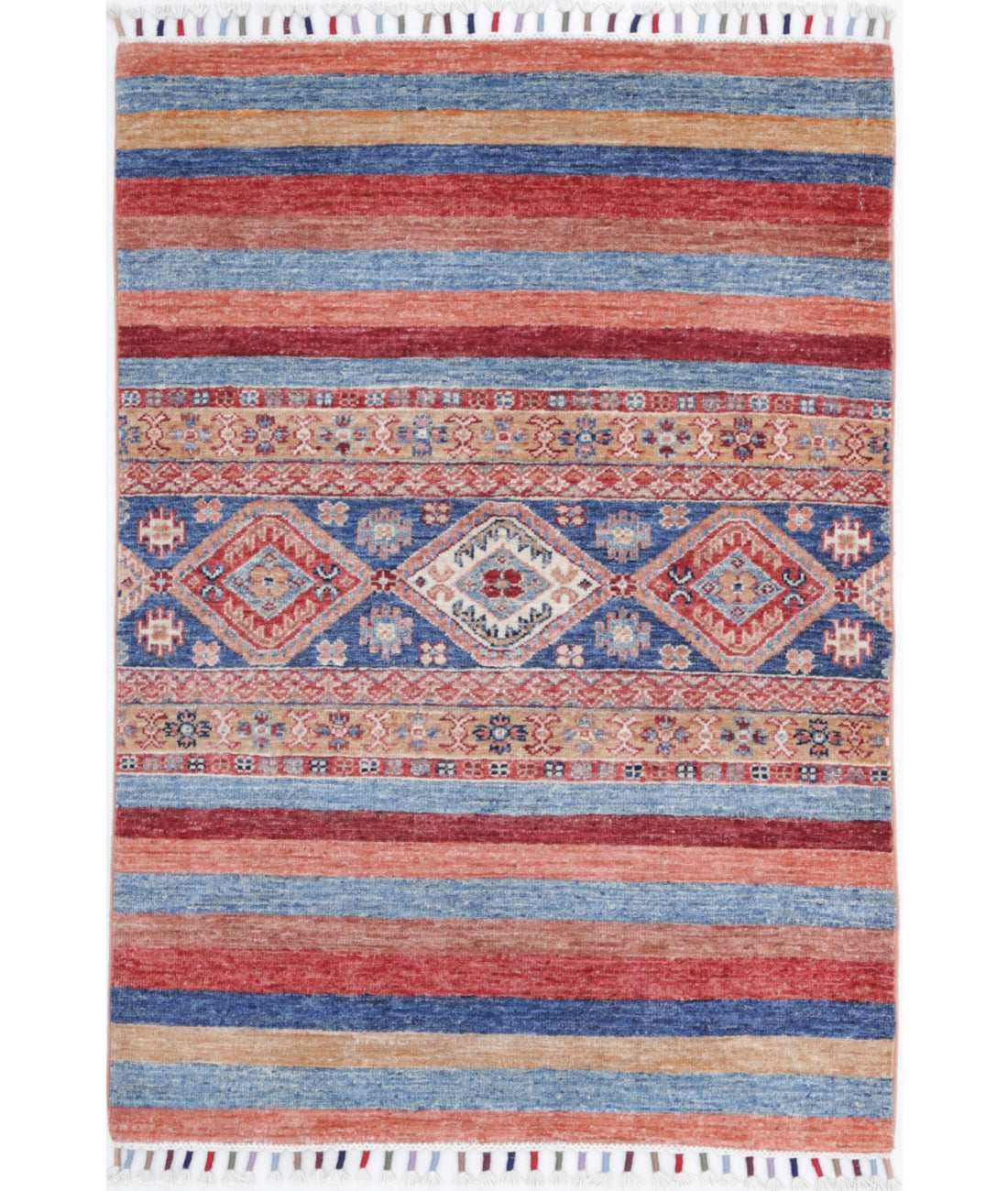 Khurjeen 2'9'' X 3'11'' Hand-Knotted Wool Rug 2'9'' x 3'11'' (83 X 118) / Multi / Multi