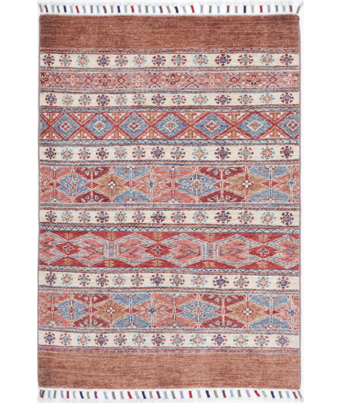 Khurjeen 2'8'' X 3'10'' Hand-Knotted Wool Rug 2'8'' x 3'10'' (80 X 115) / Multi / Multi